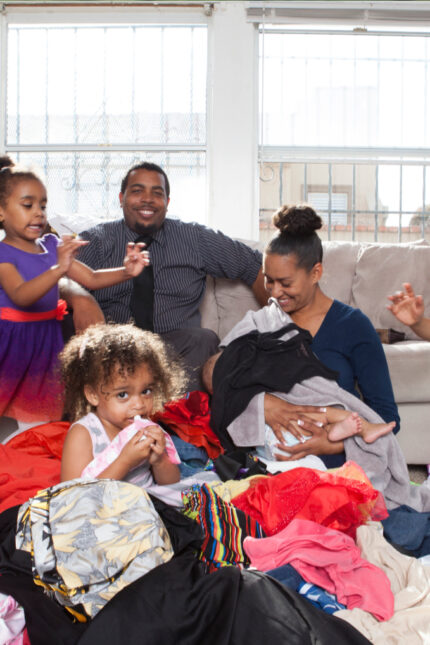 Charisse Sims and family