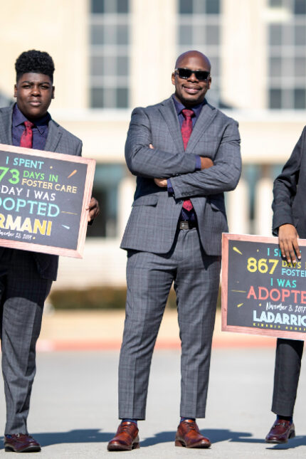 Laterras Whitfield and his sons. (Photo courtesy of Laterras Whitfield)