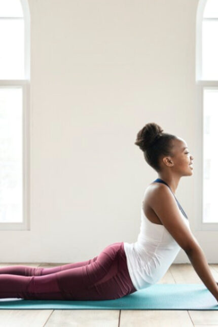 Woman stretching (Courtesy of rawpixel.com)